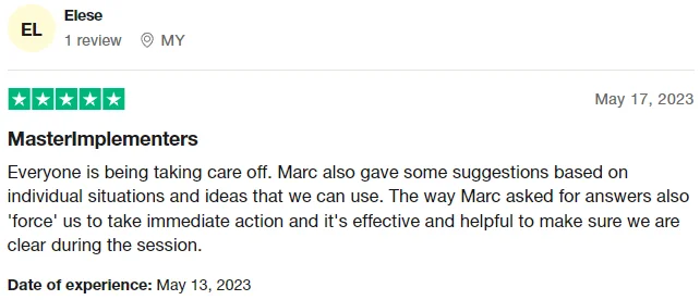 Trustpilot review card 4